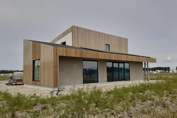 Moderne en duurzame nieuwbouwwoning door Bouwbedrijf W. Bouw