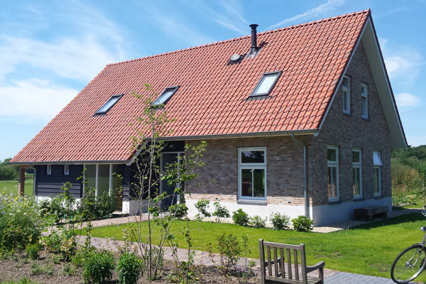 Vrijstaande nieuwbouw woning gebouwd door Bouwbedrijf W. Bouw